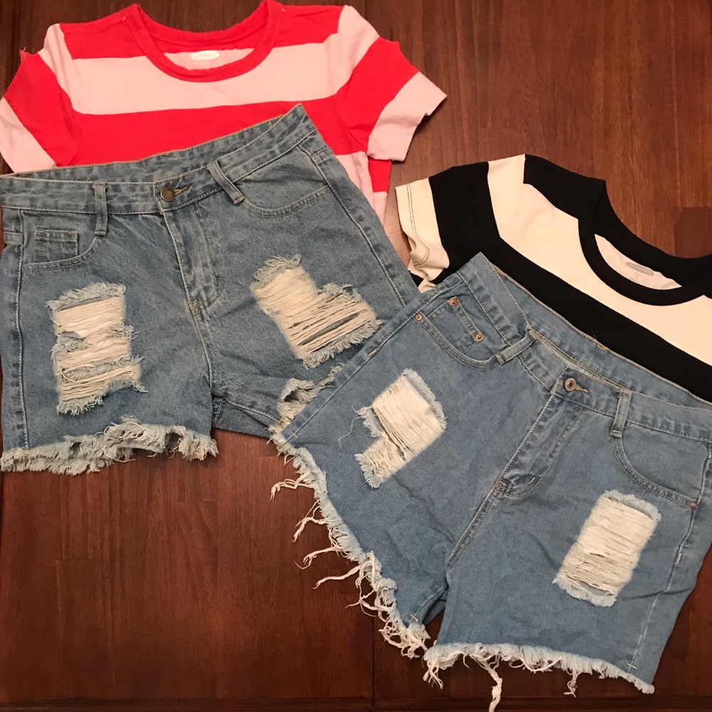 NWOT High Waisted Boutique shorts